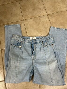 Abercrombie & Fitch Light Blue High-Rise Jeans